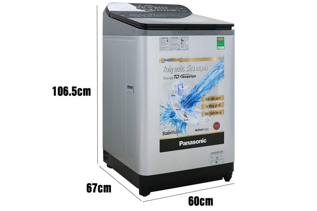 Kích thước máy giặt Panasonic NA-FD12XR1LV