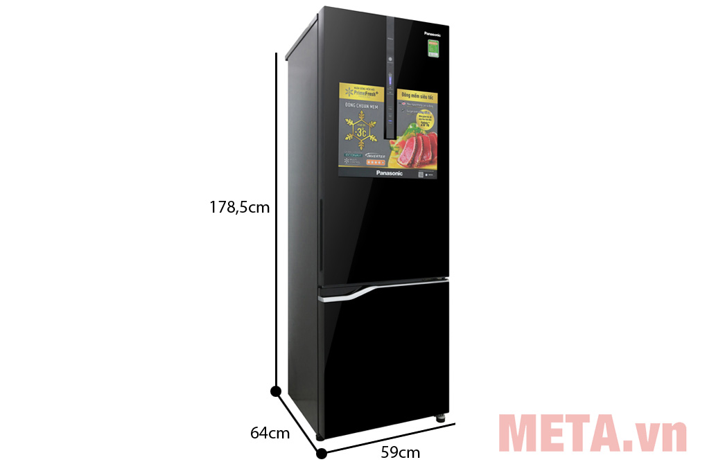 Kích thước Tủ lạnh Inverter Panasonic
