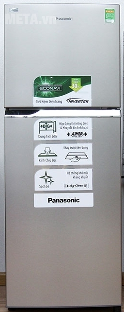  Tủ lạnh Panasonic 234 lít NR-BL267VSVN (267VSV1) với thiết kế tủ lớn.
